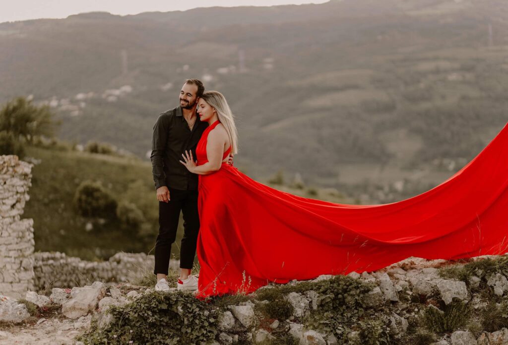 professionelle avec robe flying the dress drome ardeche