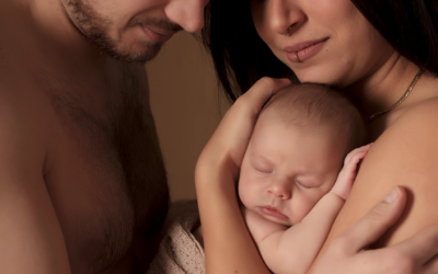 Séance photo nouveau-né d’Albane avec ses parents