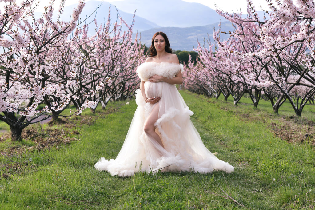 PHOTOGRAPHE VALENCE DANS LES CERISIERS