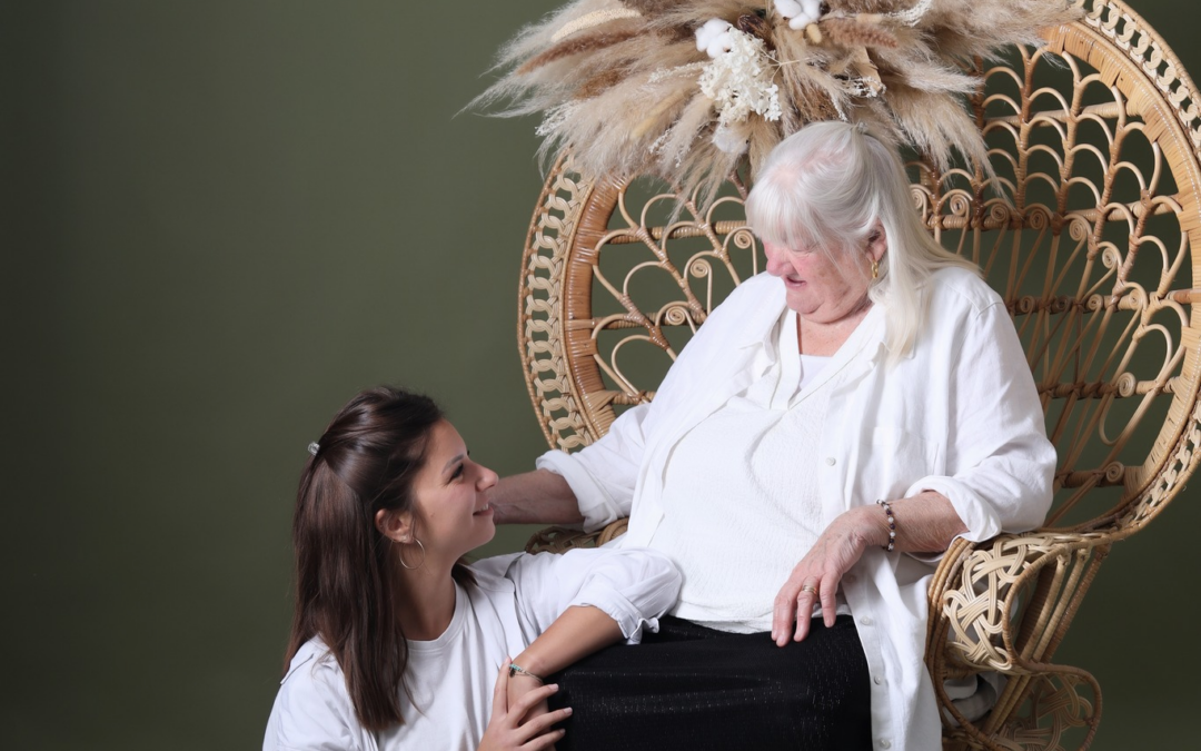 séance petite fille grand mère a montelimar