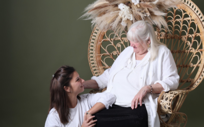 Une séance photo pleine d’émotion à Montélimar : Anaïs et sa mamy